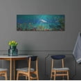 thumbnail image 4 of Luxe Metal Art 'Sharks Realm' by Enright, Metal Wall Art, 48"x16", 4 of 9