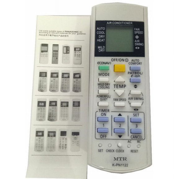 Universal K-PN1122 For all national Panasonic air conditioner remote controls