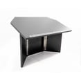 thumbnail image 1 of FixtureDisplays® 27" Table Top Podium with Folding Design, Portable - Black 19597, 1 of 8