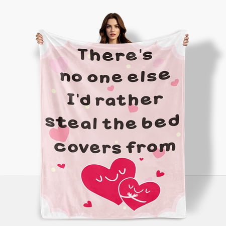 Pink Cloud Heart Gift Fleece Blanket Sofa Bed Travel Camping Polyester Throw Shipped From USA Soft Warm Comfortable Flannel Blanket Ideal For Family Friends Gift