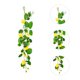 thumbnail image 3 of Guirnalda colgante de flores de ratán con limón, decoración de ratán para el hogar, 3 of 7