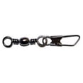 thumbnail image 2 of Eagle Claw Black Barrel Swivels with Safety Snap, 2 of 2