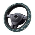 thumbnail image 2 of Gukieu Vintage Floral Print Elastic Steering Wheel Cover, Anti-slip and Sweat-proof Car Steering Wheel Protector Cover for Cars, Vans, Trucks Car Accessories, 2 of 6