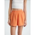 thumbnail image 2 of Linen High Waist Elastic Waist Shorts, 2 of 4