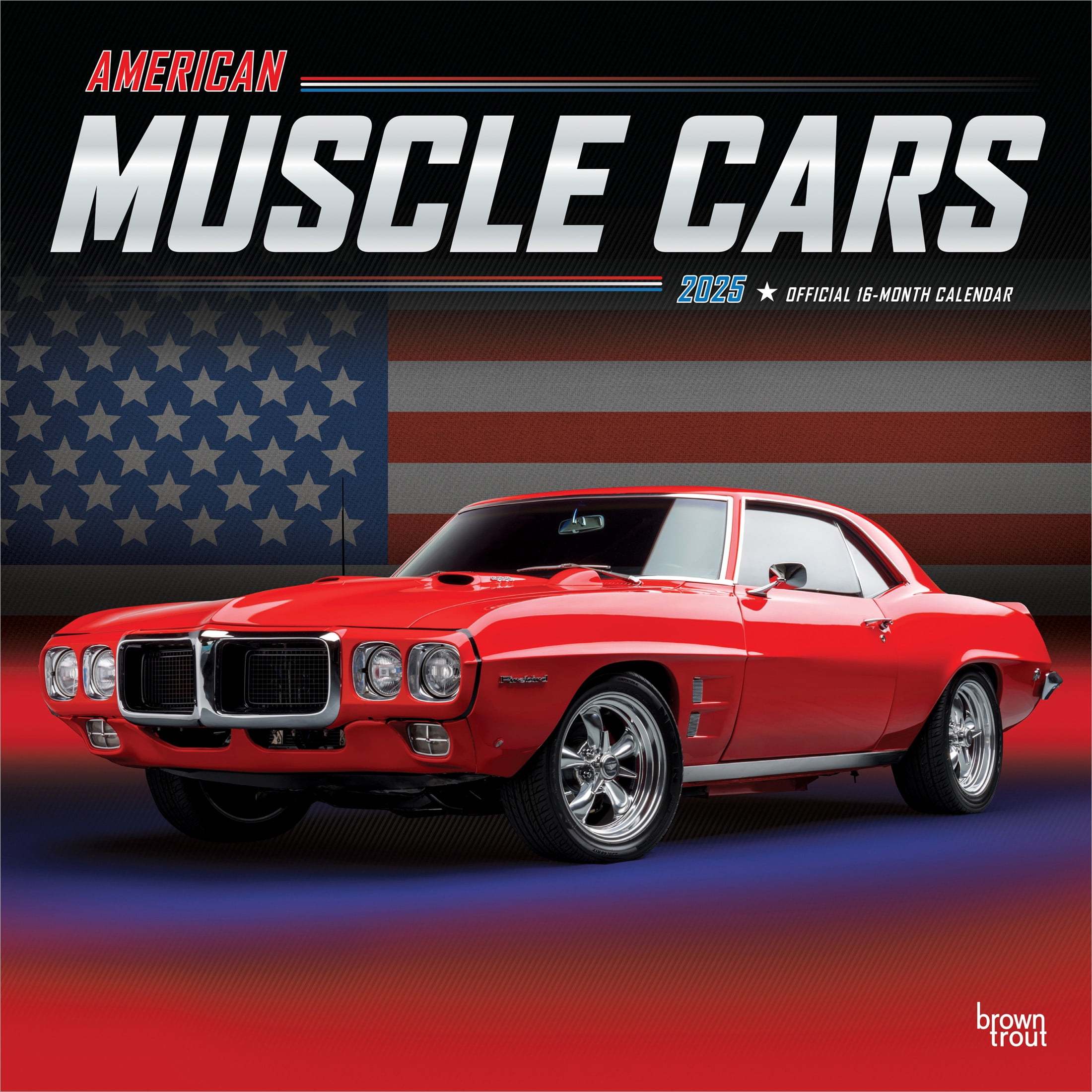 Quarto, Cars American Muscle 2025 Wall Calendar - Walmart.com