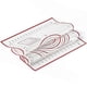 thumbnail image 2 of Alfombrilla de silicona para repostería con medidas, aprobada por la FDA y sin Bpa, láminas antideslizantes que se adhieren a la encimera para enrollar masa (rojo-grande (23,6'x15,, 2 of 5