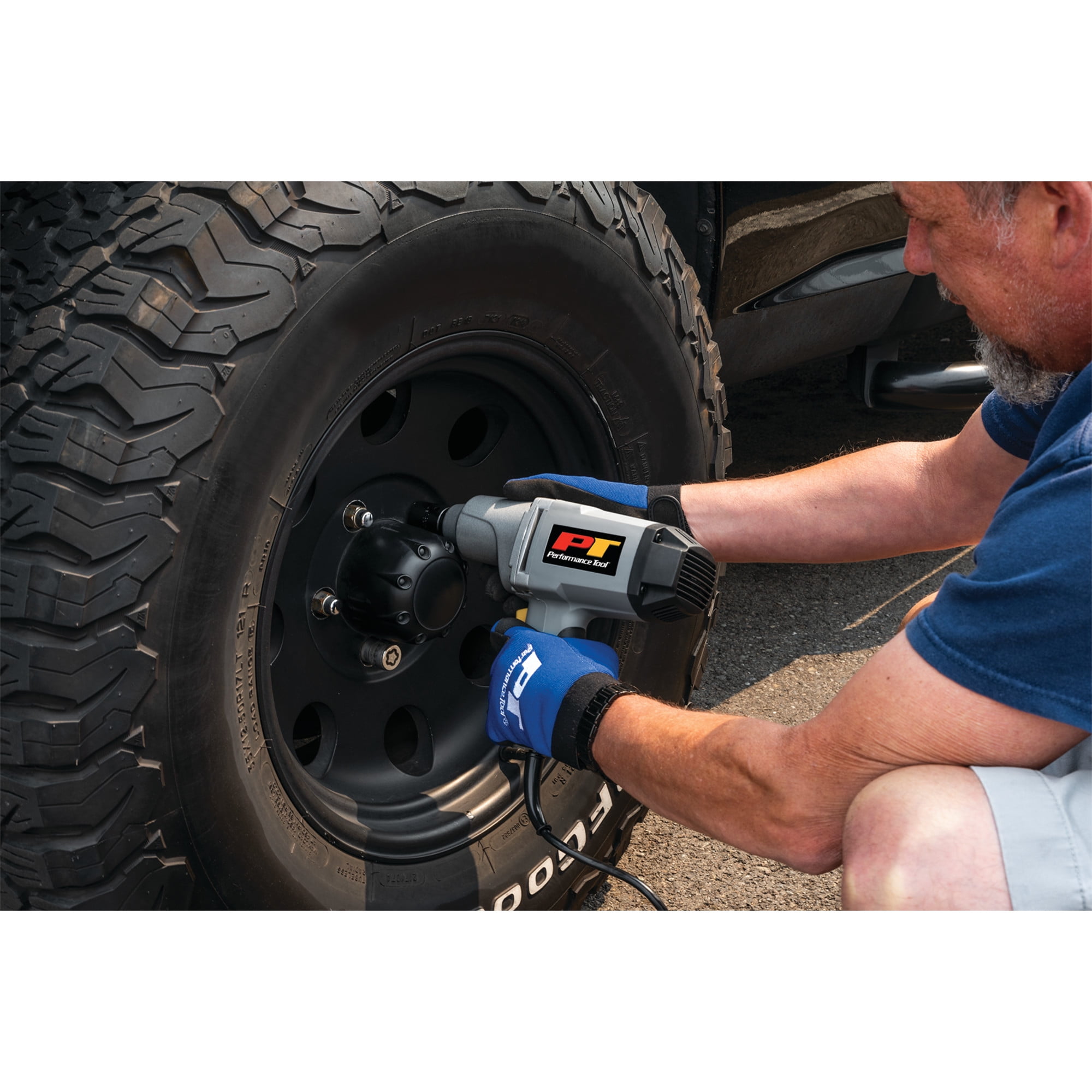Performance Tool M990 Heavy Duty Impact Socket Set for Lug Nut Removal - Fits 17mm to 26mm, CrMo Steel, Oil Resistant Finish, 1/2-Inch Drive