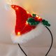 thumbnail image 5 of Ganfancp Kit de Material para Tocados Luminosos de Navidad Paquete de Material para Tocados de Cinta para El Pelo Accesorios para Fiestas y Bailes Kit de Material Diy Retorcido para Sombreros de Navi, 5 of 6