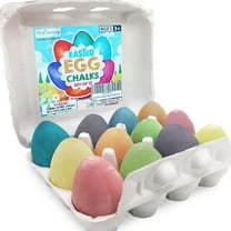 ArtCreativity 12-pack Easter Egg Sidewalk Chalk for Kids Ages 3  – Washable, Non-Toxic, Boys & Girls, Perfect Easter Basket Stuffers & Party Favors