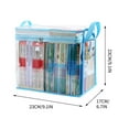 thumbnail image 3 of STPToys Storage Bags,Plastic Clear Storage Cubes 9.1x6.7x9.1 inch Foldable Storage & Organization Bins for Shelf Closet,Clothes - Blue, 3 of 6