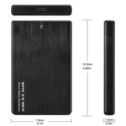 BOOKR SHELLTON 2.5 Slim USB 3.0 Portable External Hard Drive 2 External Hard Disk Drive Memory Storage Device For Laptop Hard Disk