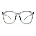 thumbnail image 3 of Nerdy Large Horn Rim Rectangular Blue Light Filtering Computer Eyeglasses Slate, 3 of 8