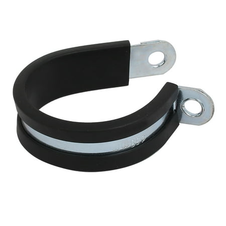 

38mm Dia EPDM Lined R Shaped Zinc Plated Stainless Steel Pipe Clip Cable Clamp