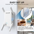 thumbnail image 5 of WERCHTAY BE3600 WiFi 7 Signal Extender, 3.6Gbps Dual-Band Internet Booster, 5 of 8