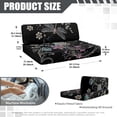 thumbnail image 7 of Yuyamidu Dragonfly RV Dinette Cushion Slipcover Floral RV Couch Covers for Sofa Comfy Loveseat Slipcovers for Travel Trailer Couch 1 Bench Cover 1 Backrest Cover RV Sofa Cover, 7 of 7