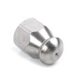 thumbnail image 4 of Allume 1Pc Sewer Jetter Nozzle Kit Rotating Button Nose Jet Nozzle Stainless Steel Fixed Jetting Nozzle for 1/4 Inch Pressure Washer Accessories Silver, 4 of 6