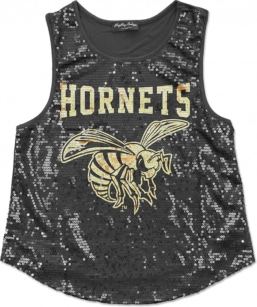 Big Boy Alabama State Hornets S2 Ladies Sequins Tank Top Black M