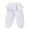 White, variant on YDFCWXW Kids Baby Girls Solid Color Cotton Ruffle Soft Breathable Long Pants Trousers (White, 12-18 Months)