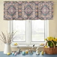 thumbnail image 6 of Valances for Windows Rod Pocket Short Curtain for Bathroom Living Room Bedroom 1 Panel 42x12in, 6 of 9