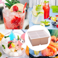 thumbnail image 5 of Extra Large Ice Cube Silicone Trays，Whiskey Ice，Keep Summer Drinks Cold Freeze Food, 5 of 5