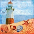 thumbnail image 2 of Art Licensing Studio 15x15 Gold Ornate Wood Framed with Double Matting Museum Art Print Titled - Ocean Breeze Lighthouse, 2 of 4