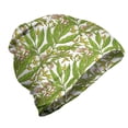 thumbnail image 1 of Nature Unisex Beanie, Olive Tree Mediterranean, Hiking Outdoors, Lime Green and Rose, by Ambesonne, 1 of 1