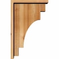thumbnail image 3 of 6"W x 14"D x 22"H Mediterranean Rough Sawn Corbel w/Backplate, Western Red Cedar, 3 of 9