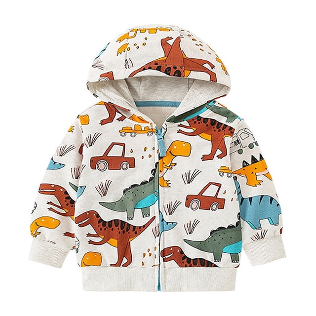 Toddler Girls Winter Coat Cute Printed Solid Color Lightweight Jacket Zipper Windproof Outwear Jacket Toddler Fall Spring Jacket 2-3 Years Kids Clothes