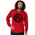 thumbnail image 5 of Dragon Yin Yang Style Symbol Balance Long Sleeve TShirt Men Women Brisco Brands L, 5 of 6