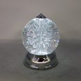 thumbnail image 3 of Christmas Decor Lighted Snow Globe with Spinning Snowflake, Battery Operated (not Included) - 6.5" H x 4.5" W x 4.5" D, 3 of 7