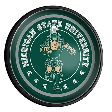 Michigan State Spartans 18'' x 18'' Mascot Slimline Illuminated Wall Sign