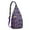 Purple-4, variant on Vintage Cat Print Sling Backpack – Cute Watercolor Hand-Drawn Cat Crossbody Bag for Travel & Hiking