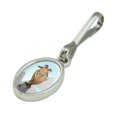 thumbnail image 2 of Goat On Mountain Top Antiqued Oval Charm Clothes Purse Suitcase Backpack Zipper Pull Aid, 2 of 3