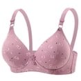 thumbnail image 2 of Women’s Supportive Wireless Bra Front Closure Full Cup Comfort Fit Bra for Large Bust Everyday Lingerie, 2 of 8