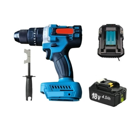 

Cordless Electric Screwdriver Woodworking Drill 18V Battery 2-speed Hand Wrench Drill Ice Power Tools