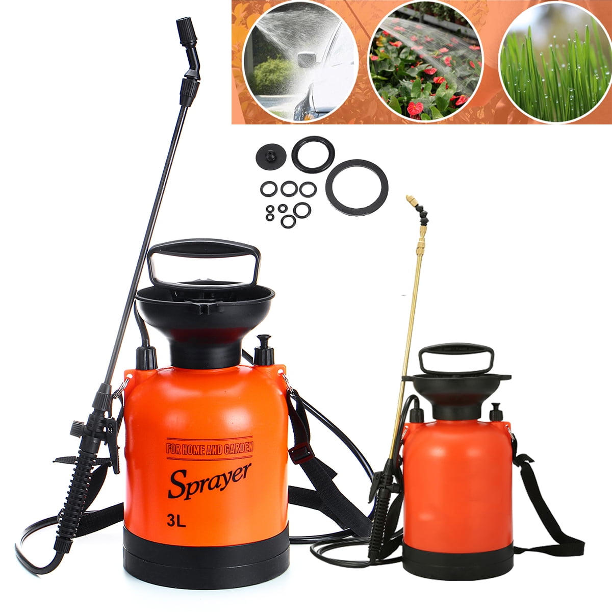 Super Garden Sprayer, 3L/0.8Gal Pressure Sprayer weed Sprayer with 22