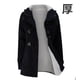 thumbnail image 1 of Sudadera con capucha para mujer, abrigo grueso con cremallera y botones, ropa de calle informal, moda de otoño e invierno, 1 of 4