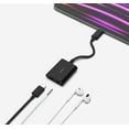 thumbnail image 2 of Belkin RockStar 3.5mm Audio + USB-C Charge Adapter, Headphone Adapter w/ USB-C 60W Power Delivery Fast Charging for iPad Pro, Galaxy, Note, Google Pixel, LG G6, Sony Xperia, OnePlus, & More Black, 2 of 6