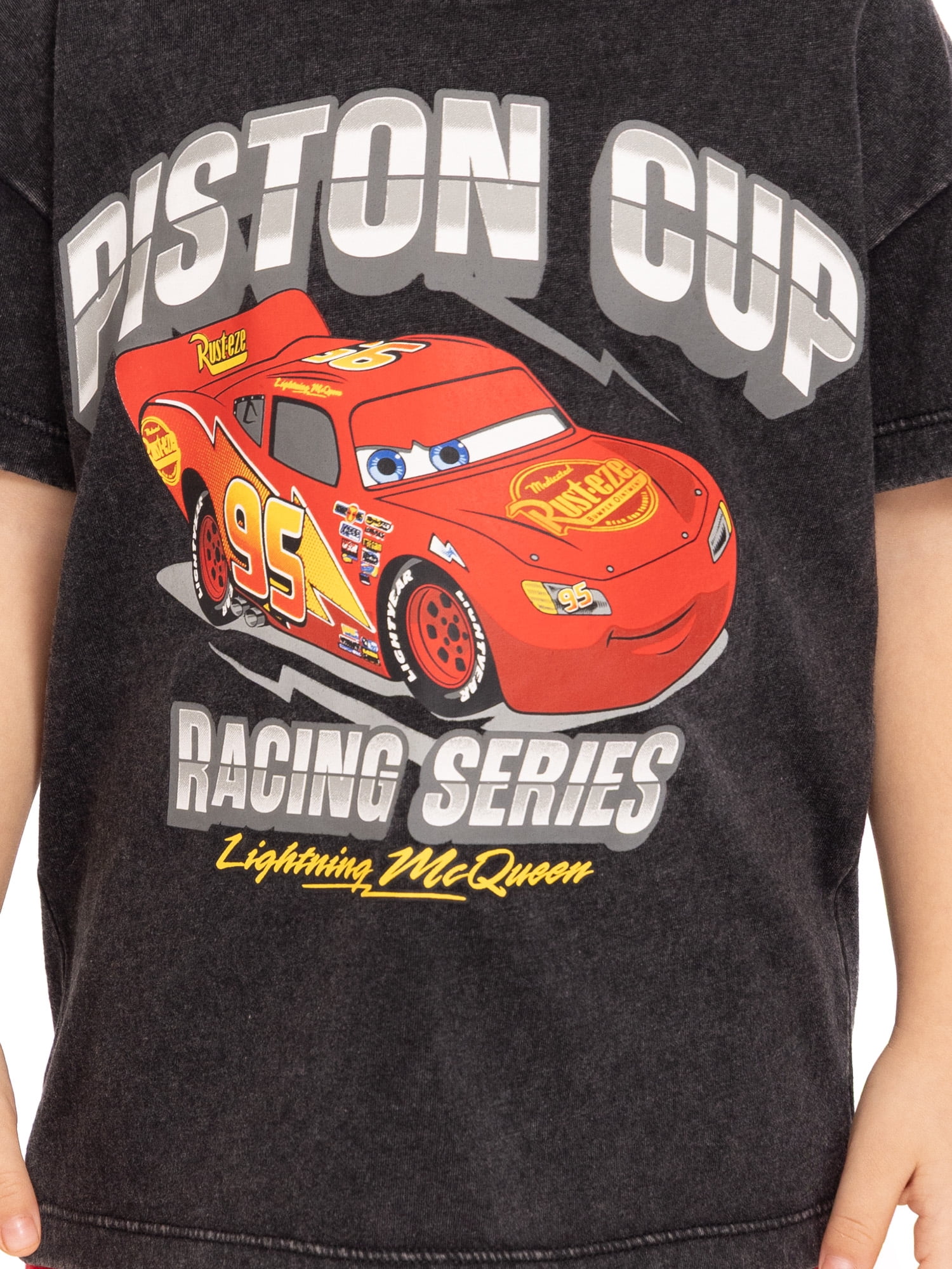 Pixar Cars Baby and Toddler Boy Short Sleeve Graphic Tee and Matching Shorts Set, 2-Piece, Sizes 0/3M-5T