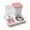 Red, variant on Dog Water Bowl Dispenser Automatic Cat Feeder Cat Food Dispenser 2-in-1 Dry Wet Separation Feeder