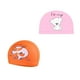 thumbnail image 5 of 2x gorro de natación para bebé niño estampado animal naranja, 5 of 9