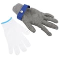 thumbnail image 3 of 5 AntiCutting Steel Gloves, Stainless Steel, Hand Protection, 3 of 8