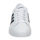 thumbnail image 4 of Ad-id-as Men's Size 10.5 Grand Court 2.0 Athletic Shoes White Navy Casual Sneakers, 4 of 6