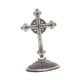 thumbnail image 2 of Figura de cruz de pie decorativa católica cristiana arte artesanía estatua de cruz para plata, 2 of 9