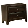 thumbnail image 1 of Coaster Phoenix Transitional 2-Drawer Wood Nightstand in Cappuccino, 1 of 4