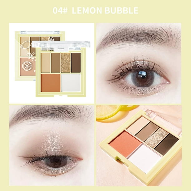 Fiudx Ofertas Flash Del Día Solo En Línea Sombra De Ojos Colorida, Mate, Brillo Fino, Nacarada, Sombra De Ojos De Seis Colores.