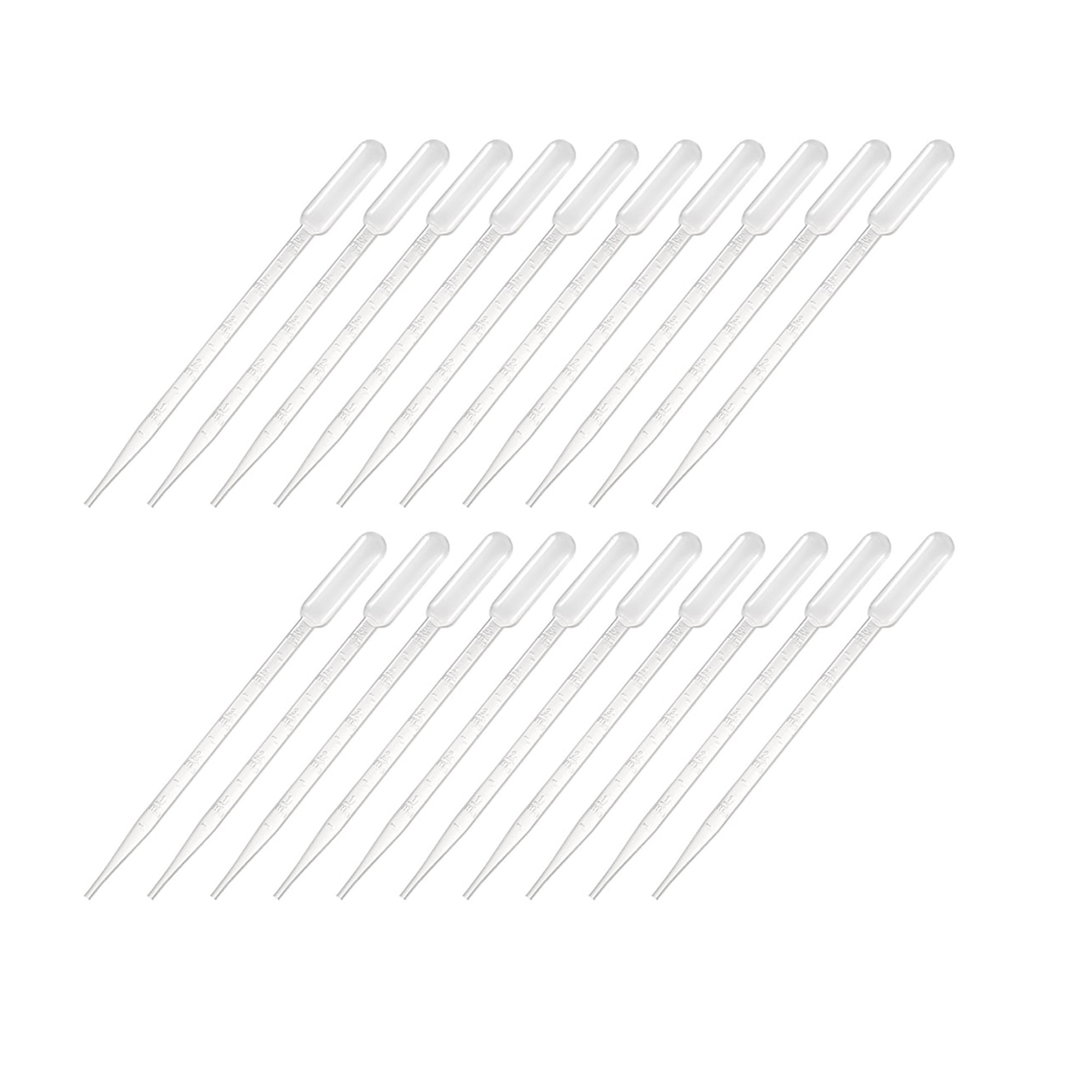 Uxcell 5ml 205mm Graduated Liquid Drop Droppers Disposable Pipettes 100