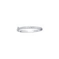 thumbnail image 2 of JewelStop 14K White Gold 5mm (3/16") Diamond Cut X Pattern Bangle - 5.5" ,3.7gr., 2 of 4