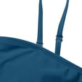 thumbnail image 7 of Strapless Tankini Swimsuits for Women 2 Piece Bandeau Blouson Swim Top with Bikini Bottom Tummy Control Bathing Suits, 7 of 7