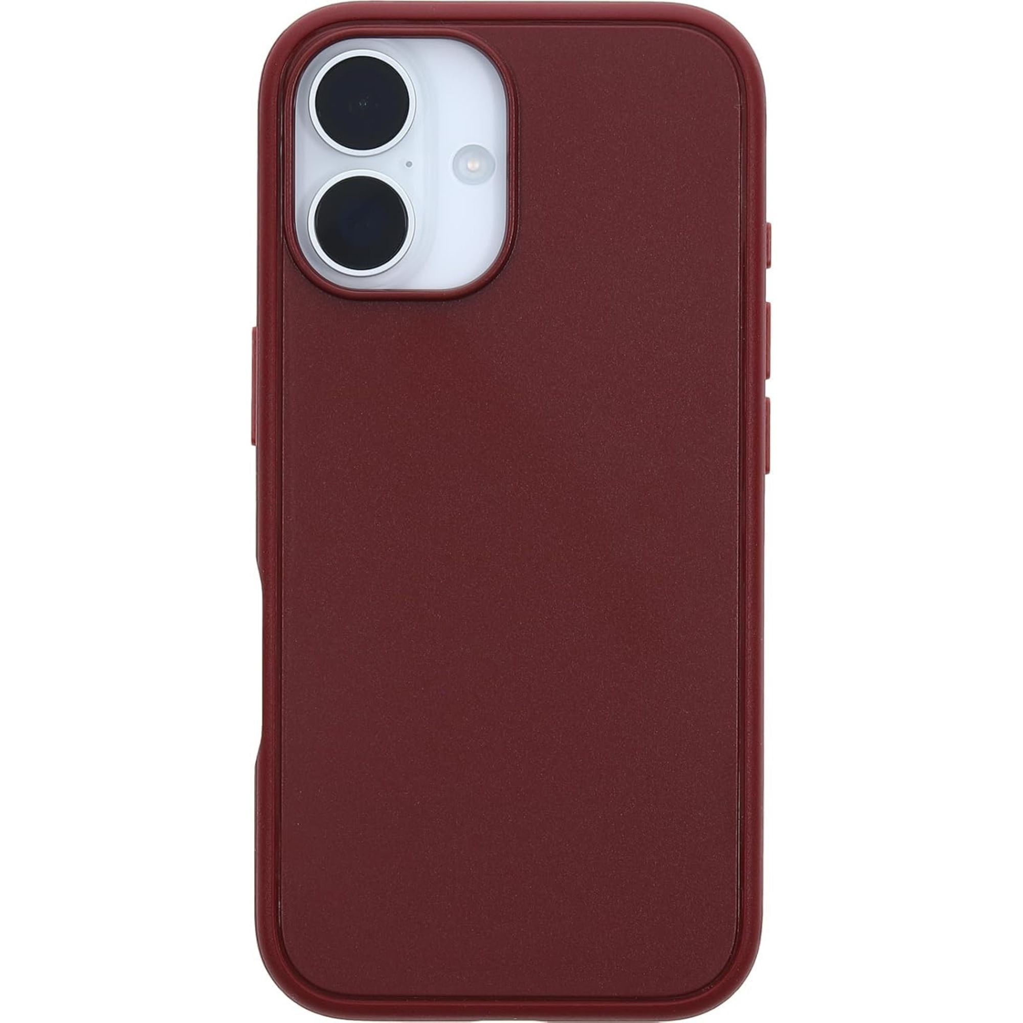 OtterBox iPhone 16 - Symmetry MagSafe Case - Ultra-Slim - Raised Edges Protect Camera & Screen - Brick Red
